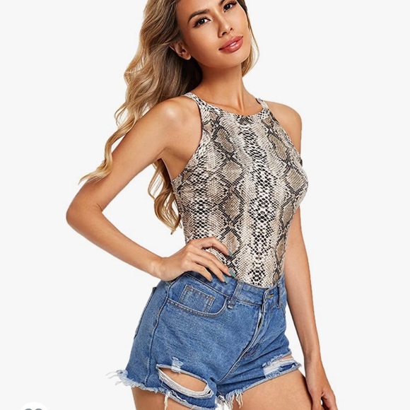 Snake Animal Print Bodysuit - Picture 7 of 7